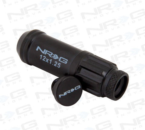 NRG Steel Lug Nut M12 x 1.5 (Black 21pc)