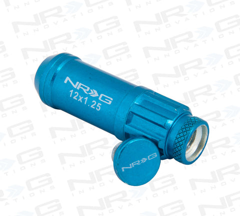 NRG Steel Lug Nut M12 x 1.5 (Blue 21pc)