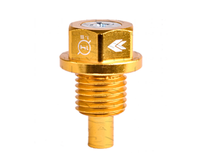 M14 X 1.5 Gold Magnetic Oil Drain Plug