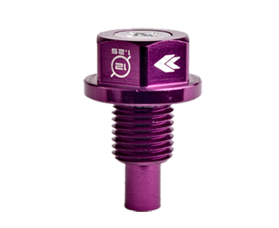 M12 X 1.25 Purple Magnetic Oil Drain Plug