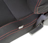 NRG RSC-200: Type-R Cloth Sport Seat - Black w/ Red Stitch (PAIR) - Drive NRG