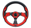 NRG 320mm Sport Steering Wheel with Red Inserts RST-001RD