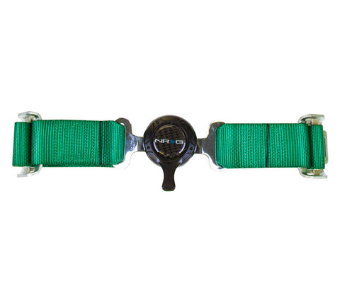 NRG SBH-4PCGN: 4 Point Seat Belt Harness / Cam Lock - Green