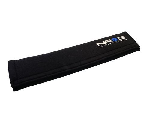 NRG SBP-35BK: Seat Belt Pad - Black (1 piece) Long