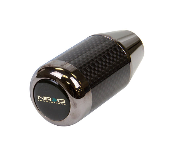 NRG SK-400BC: Fatboy Style Shift Knob with Carbon Fiber Ring