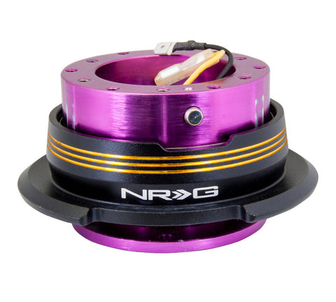 NRG Quick Release Gen 2.9 (Purple Body w/ Black Chrome Gold Ring) SRK-290PP-BK/CG
