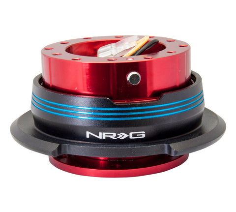 NRG Quick Release Gen 2.9 (Red Body w/ Black Blue Ring) SRK-290RD-BK/BL