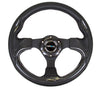 NRG 320mm Sport Steering Wheel with Carbon Fiber Inserts RST-001CBL