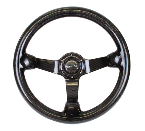 NRG ST-036CF: 350mm Carbon Fiber Steering Wheel Deep Dish