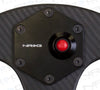 NRG Hexagonal Style Black Ring with Horn Button STR-600BK - Drive NRG