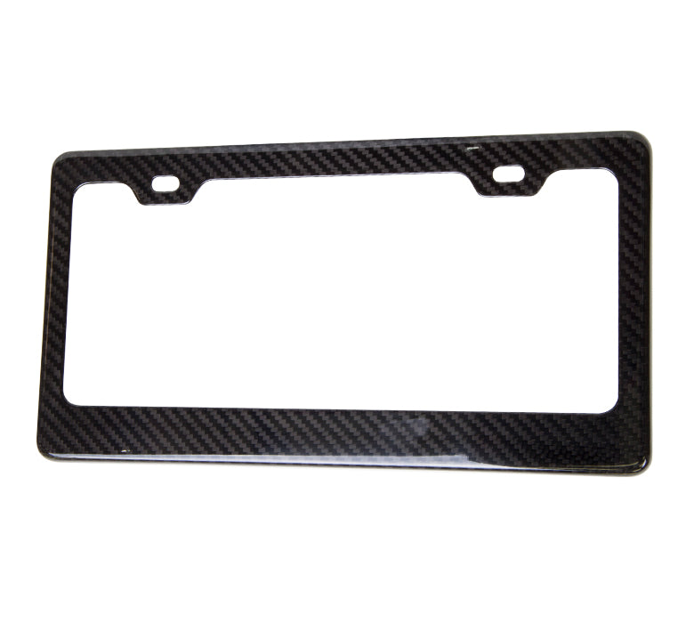 NRG License Plate Frame: Carbon Fiber Wet