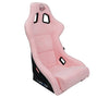 NRG FRP-302PK-PRISMA: Fiber Glass Pink Alcantara Bucket Seat