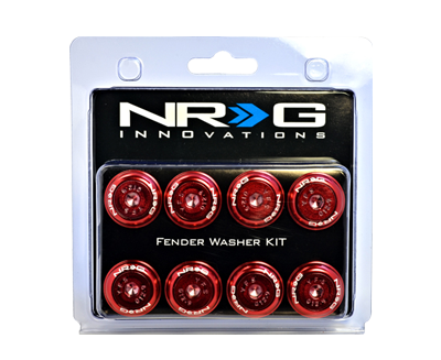 Fender Washer Kit FW-800 Red 8mm - Drive NRG