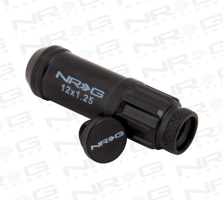 NRG 700 Series Steel Lug Nut M12 x 1.25 (Black 21pc) - Drive NRG