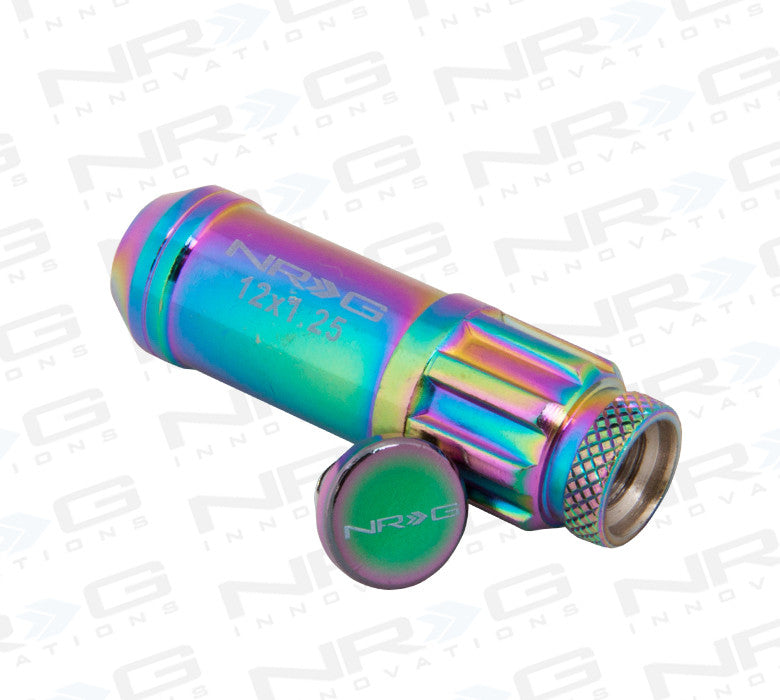 NRG 700 Series Steel Lug Nut M12 x 1.25 (Neo-chrome 21pc) - Drive NRG