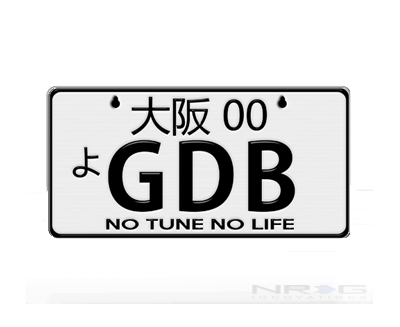 JDM Mini License Plate (Osaka) 3" X 6" - GDB - Drive NRG