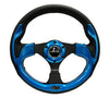 NRG 320mm Sport Steering Wheel with Blue Inserts RST-001BL