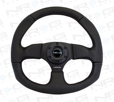 NRG RST-009R: 320mm Race Style Leather Steering Wheel