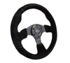 NRG RST-012S: 320mm Race Style Suede Steering Wheel with Black Stitch - Drive NRG