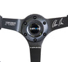NRG RST-036MB-S: 350mm "ODI" Aurimas Bakchis Signature Suede Steering Wheel - Drive NRG