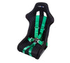 NRG SBH-6PCGN: 6 Point Seat Belt Harness / Cam Lock - Green - Drive NRG