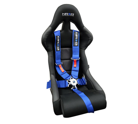 NRG SBH-R6PCBL: 5 Point Seat Belt Harness / Cam Lock - Blue