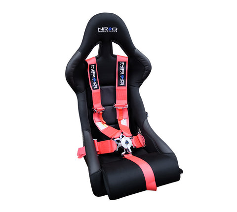 NRG SBH-R6PCPK: 5 Point Seat Belt Harness / Cam Lock - Pink