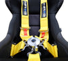 NRG SBH-R6PCYL: 5 Point Seat Belt Harness / Cam Lock - Yellow - Drive NRG
