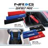 NRG SBP-27RD: Seat Belt Pads - Red (2 piece) Short - Drive NRG