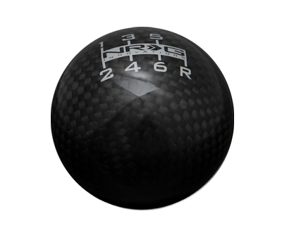 NRG SK-300BC-1: 6 Speed Ball Style Black Carbon Fiber Shift Knob