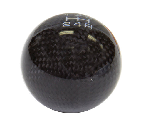 NRG SK-300BC-2: 5 Speed Ball Style Black Carbon Fiber Shift Knob