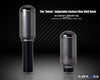 NRG SK-550CF-1: Carbon Fiber "The Baton" Style Adjustable Shift Knob - M10 x 1.25 - Drive NRG