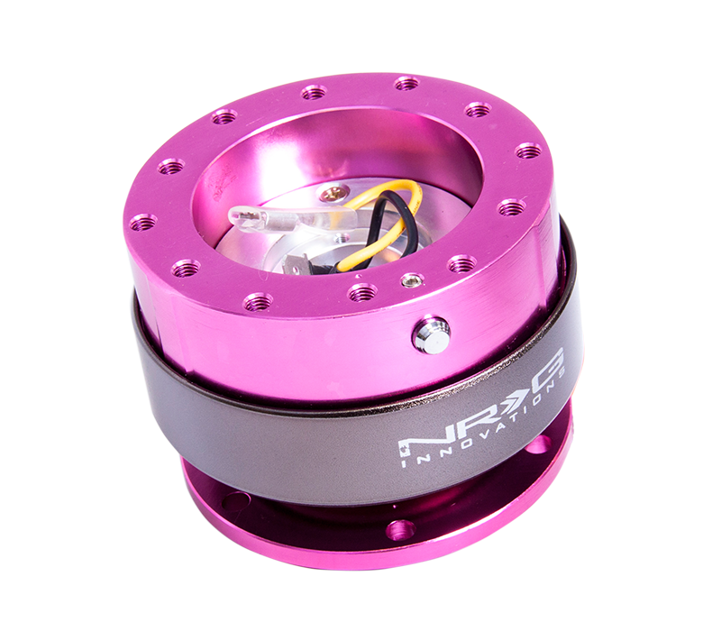 NRG Quick Release Gen 2.0 (Pink Body w/ Titanium Chrome Ring) SRK-200PK - Drive NRG