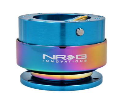 NRG Quick Release Gen 2.0 (New Blue Body w/ Neochrome Ring) SRK-200NB-MC