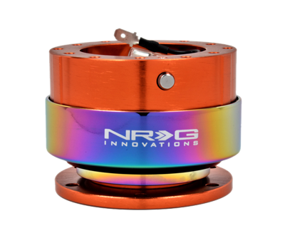 NRG Quick Release Gen 2.0 (Orange Body w/ Neochrome Ring) SRK-200OR-MC - Drive NRG