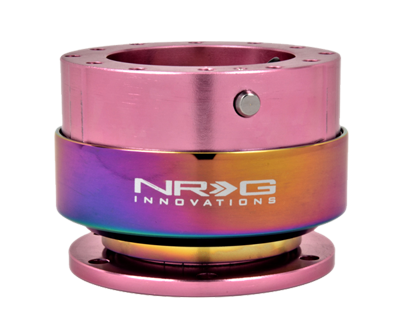 NRG Quick Release Gen 2.0 (Pink Body w/ Neochrome Ring) SRK-200PK-MC - Drive NRG
