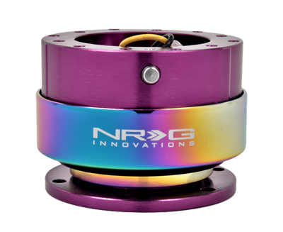 NRG Quick Release Gen 2.0 (Purple Body w/ Neochrome Ring) SRK-200PP-MC