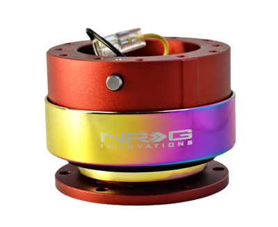 NRG Quick Release Gen 2.0 (Red Body w/ Neochrome Ring) SRK-200RD-MC
