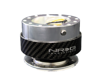 NRG Quick Release Gen 2.0 (Silver Body w/ Silver Carbon Fiber Ring) SRK-200SC