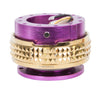 NRG Quick Release Gen 2.1 (Purple Body w/ Chrome Gold Diamond Ring) SRK-210PP-CG - Drive NRG