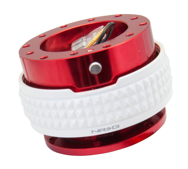 NRG Quick Release Gen 2.1 (Red Body w/ Glow in the Dark Diamond Ring) SRK-210RD-GL - Drive NRG