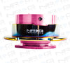 NRG Quick Release Gen 2.8 (Pink Body w/ Diamond Cut Neochrome Ring) SRK-280PK-MC - Drive NRG