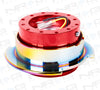 NRG Quick Release Gen 2.8 (Red Body w/ Diamond Cut Neochrome Ring) SRK-280RD-MC - Drive NRG
