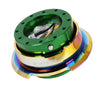 NRG Quick Release Gen 2.8 (Green Body w/ Diamond Cut Neochrome Ring) SRK-280GN-MC - Drive NRG