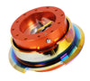NRG Quick Release Gen 2.8 (Orange Body w/ Diamond Cut Neochrome Ring) SRK-280OR-MC - Drive NRG
