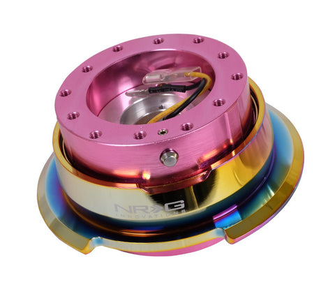 NRG Quick Release Gen 2.8 (Pink Body w/ Diamond Cut Neochrome Ring) SRK-280PK-MC