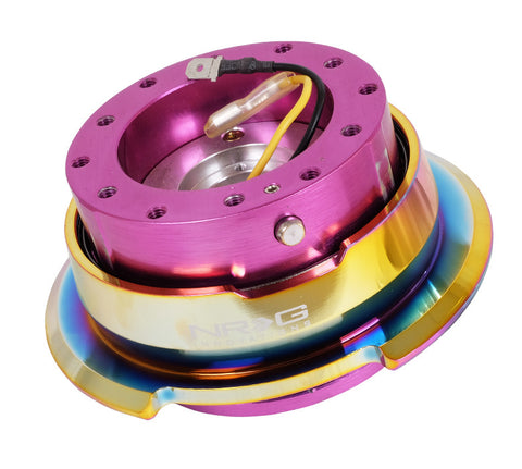 NRG Quick Release Gen 2.8 (Purple Body w/ Diamond Cut Neochrome Ring) SRK-280PP-MC