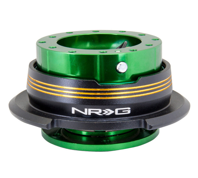 NRG Quick Release Gen 2.9 (Green Body w/ Black Chrome Gold Ring) SRK-290GN-BK/CG - Drive NRG