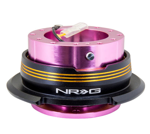 NRG Quick Release Gen 2.9 (Pink Body w/ Black Chrome Gold Ring) SRK-290PK-BK/CG
