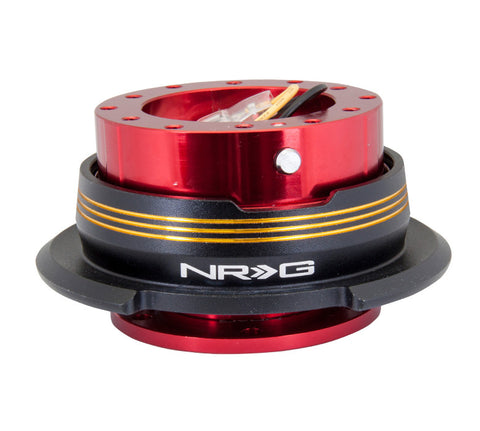 NRG Quick Release Gen 2.9 (Red Body w/ Black Chrome Gold Ring) SRK-290RD-BK/CG